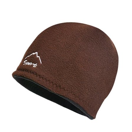 1 kald skihatt utendørs pakke hodehette shaker fleece dobbeltsidig bruk vindtett varm lue