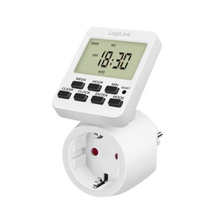 LogiLink Electrical Timer White