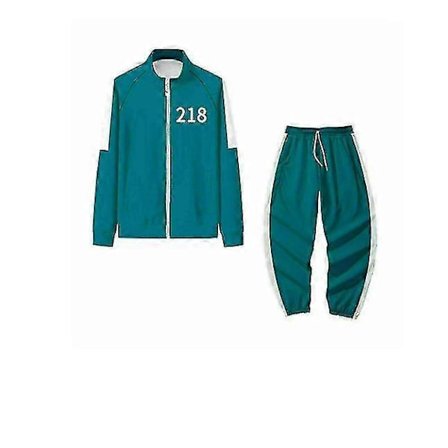 Squid Game Hettegenser Treningsdress Kostyme Halloween Party Cosplay Kostyme - WELLNGS 218