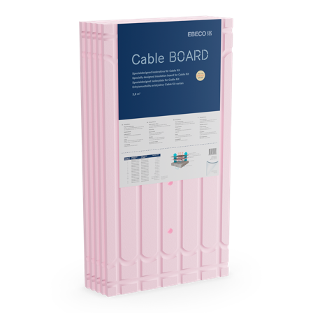Ebeco Cable Board Isoleringsplate 5-pakning, Varme