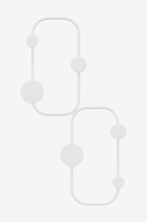 Hanah Home - Väggkrok i metall - Ronnie - Vit - Småförvaring - Från Homeroom