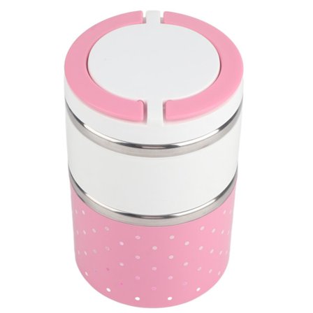 Rostfri Stål Isolerad Termisk Matlåda 2 Lager