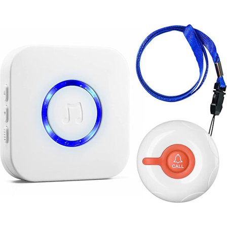 Alarmknapp for eldre, trådløs omsorgsperson personsøker ringeknapp for eldre hjemme