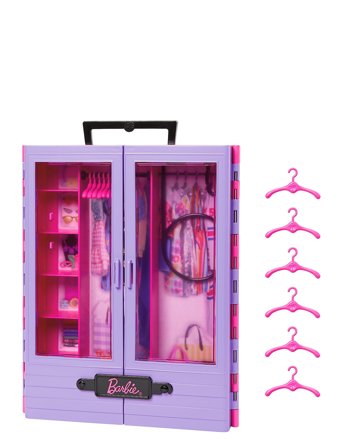 Barbie | Fashionistas Ultimate Closet With 6 Hangers | ONE SIZE