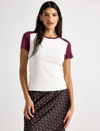 Lindex Top Lisette - Cream - S