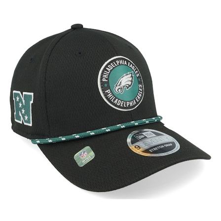 New Era - Philadelphia Eagles Nfl24 Sideline 9SEVENTY Black/Teal Adjustable Adjustable Black Cap - NFL @ Hatstore