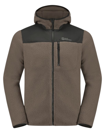 Jack Wolfskin Kammweg Pile FZ M's Cold Coffee
