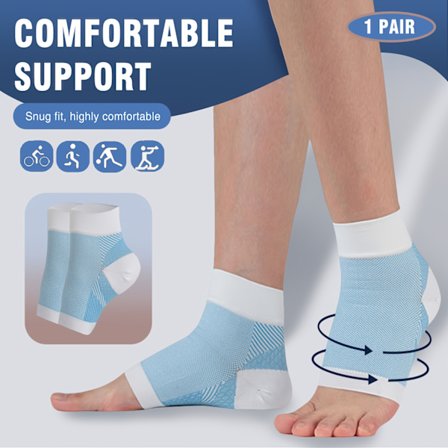 Par med ankelkompresjonssokker (S-XL), med mild gradert kompresjon