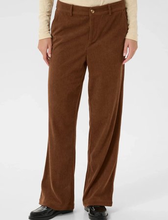 Cream Crkanna Corduroy Pant - Brown - 40 x 32