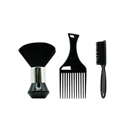Hög kvalitet Nack Duster Brush Sets Her Duster Face Duster Verktyg Skägg Set Män Trasiga Hår Borste Rund Frisör Nack Borste