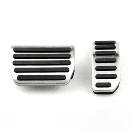 Udsøgte bilpedaler i rustfrit stål, bremse, passer til Volvo Xc60 2009 2010 2011 2012 2013 2014 2015 2016 2017 Skridsikre pedalovertræk ved Mt