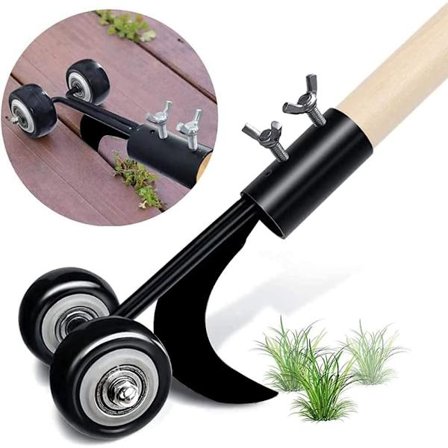 1 stk. Sunshine Smile Ukrudtsfjerner med hjul, Weeder indkørsel