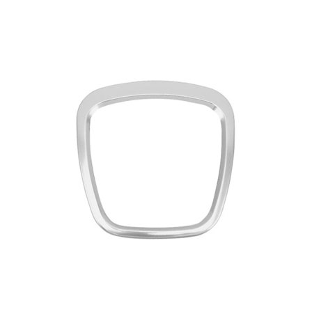 Krom Bil Styling med Sentral Logo Trim Deksel Klistremerker Audi A3 8P S3 A4 B6 B7 A5 A6 Q5 Q7 Interiørtilbehør~02252