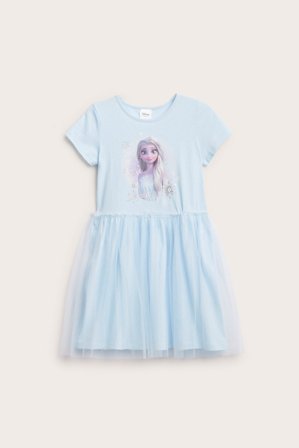 Kappahl | Mekko tyllihameella Frozen | Vaaleansininen