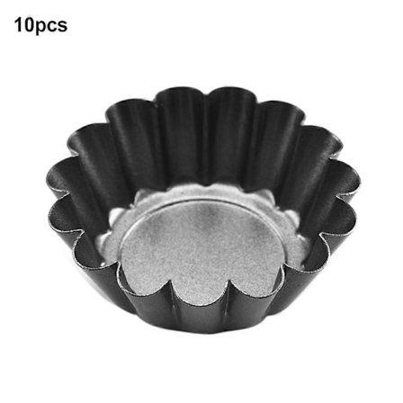 10 stk. Non-stick Egg Tarts Form Pannekake Muffin Cupcake Form Kjøkken Bakeverktøy