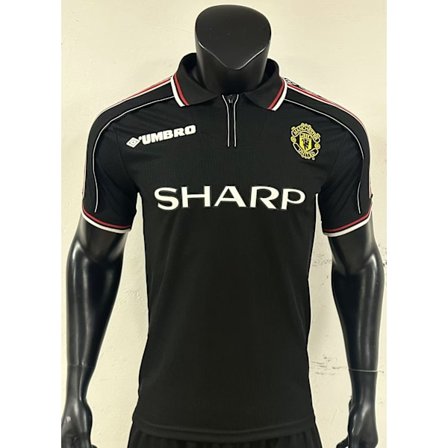 98-99 Manchester United F.C. Udebane Fodbolduniform T-shirt S-2XL