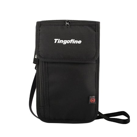 RFID Pass ID-veske Dokumentpose SVART