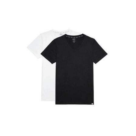 Diesel T-Shirt Umtee Michael Tube Twopack , Zwart , Heren , Maat: S