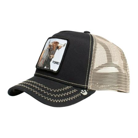 Goorin Bros, Goorin Bros Black CAP Bull Zwart, Heren, Maat:ONE Size