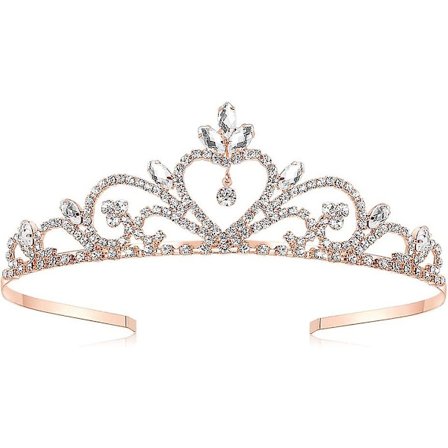 Princess Rhinestone Bröllop Tiara-guld