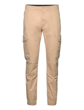 Tjm Ethan Washed Twill Cargo Trousers Cargo Pants Beige Tommy Jeans*Betinget Tilbud