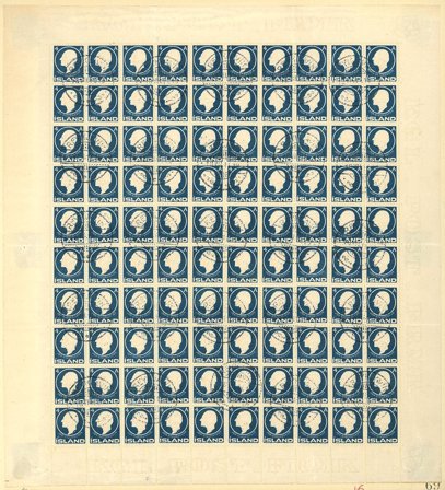 Island - AFA 65 i helark - Stemplet