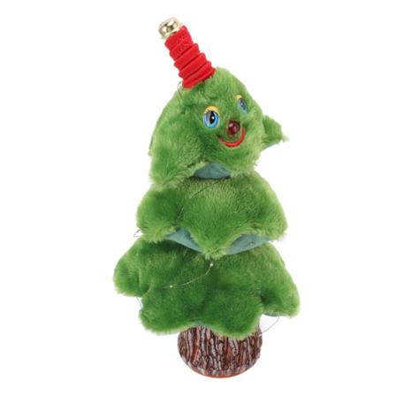 Syngende og dansende juletræ 8 sange elektrisk syngende juletræ til juletræ legetøj dansende stub juletræ[HK]