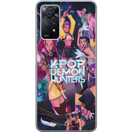 Kompatibel Mobilcover til Xiaomi Redmi Note 11 Pro Kpop Demon Hunters Fuld Hold Idol Kamp Scene Blades Magisk Kraft