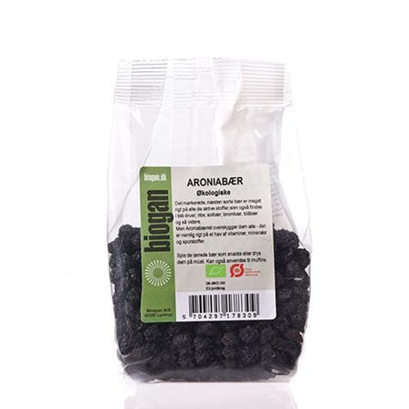 Biogan Aroniabær tørrede Ø 100 g, Helse & Madvarer, Tørret Frugt & Nødder, Tørret Frugt
