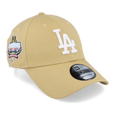 New Era - MLB Beige adjustable Keps - Los Angeles Dodgers New Traditions 9FORTY Bronze/White Adjustable @ Hatstore