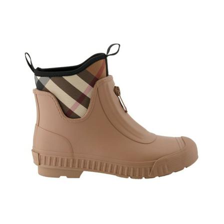 Burberry, Rain Boots Brązowy, Kobieta, Rozmiar: 38 EU