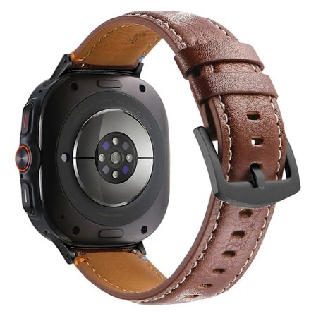 Typ C Ersättningsarmband för Samsung Galaxy Watch Ultra 47mm Äkta Läderarmband (FMY)