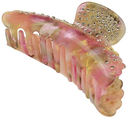 Senze Hårklemme Akryl Sunset Crystal Mix, Hår, Hårpynt, Hårklemmer