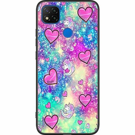 Xiaomi Redmi 9c Svart Skal Unicorn Enhörning