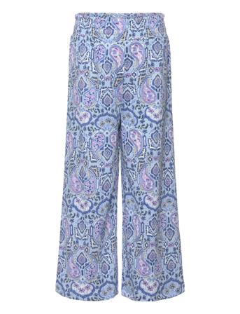Trousers With Print Bukser Blå Lindex*Betinget Tilbud