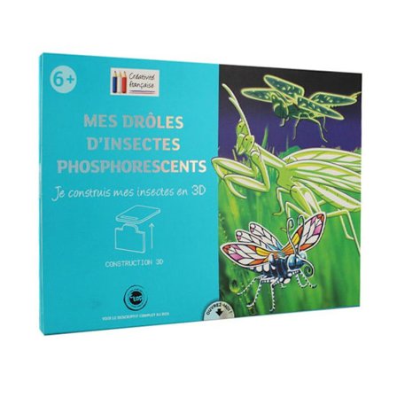 Kreativkit - Insekter att montera - 3D-konstruktion - Från 6 år