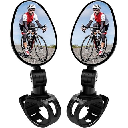 2 stk. Styr Spejl til Cykler Mini Drejeligt Bakspejl