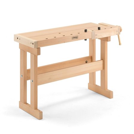 Slöjdbänk, 1070x400x850 mm, bok