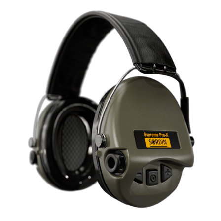 Sordin Supreme Pro X Green Leather Black