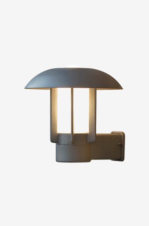 Jotex - Vegglykt Heimdal høyde 27 cm Grå - Kjøp Utebelysning hos Jotex