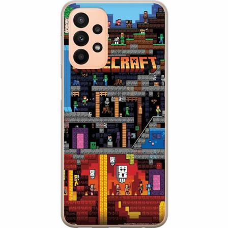 Samsung Galaxy A23 5g Genomskinligt Skal Minecraft