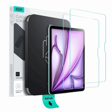 [2-Pack] ESR iPad Air 11" (2024/2025) Härdat Glas Skärmskydd