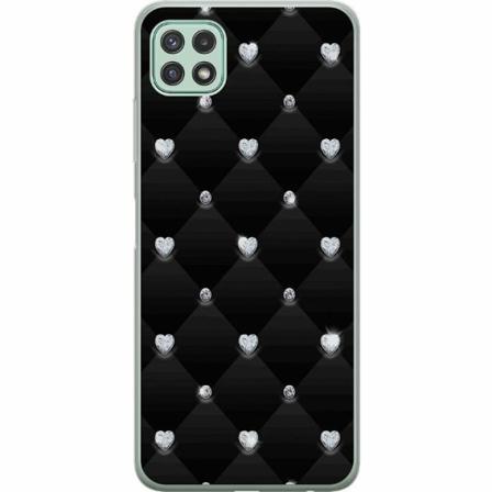 Samsung Galaxy A22 5g Mjukt Skal - Diamant Hjärta