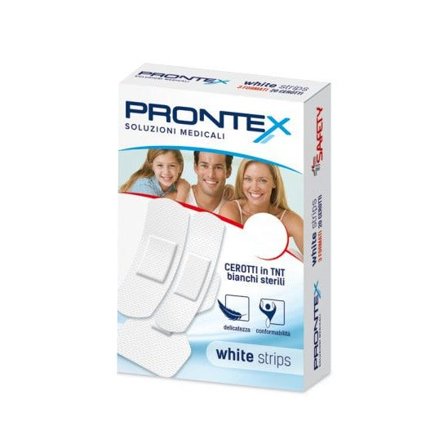 Cerotti Prontex White Strips Formato Medio 20 Pezzi