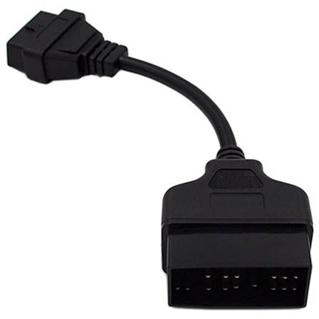 För 22Pin till OBDII 16Pin kontakt adapterkabel för 22 Pin OBD II diagnostik