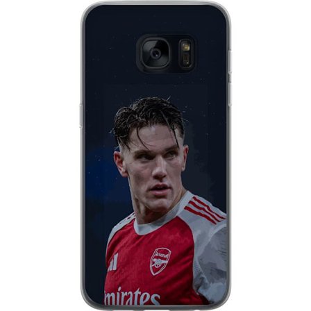 Yhteensopiva Puhelinkuori Samsung Galaxy S7 Pastellivärikkäät sateenkaaret, joissa on valkoiset tähdet ja pehmeä väriero taivaallisessa unelmahimmessä