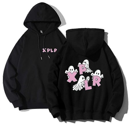 Sam ja Colbyn XPLR Huppari Hauska Halloween Collegepaita Unisex Pullover Pitkähihainen Huppari