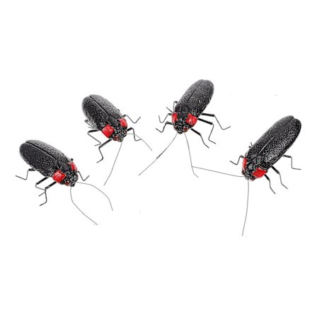4 stk. Have Firefly Figurine Simulation Insekt Dekoration Ga
