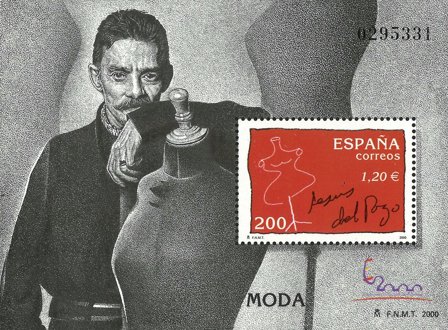 Spanien - Jesus del Pozo - Postfrisk miniark