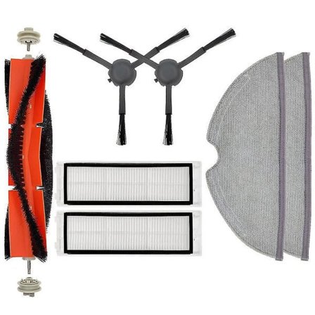 /HH/ Nyt kompatibelt med Xiaomi Mi Robot Vacuum Mop 2 Pro+ Kit Børste Filter Moppeklud